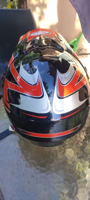 Kask crossowy M R S mało używany