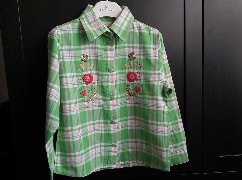 bluzka koszulowa WÓJCIK rozmiar 128, t-shirt, bluzeczka koszula
