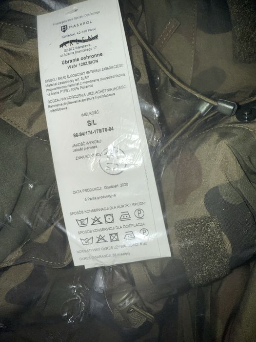 Ubranie ochronne gore tex S/L