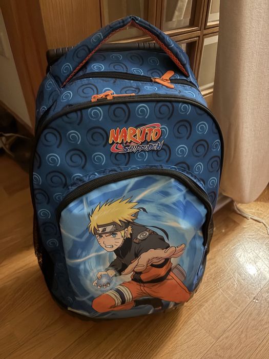 Mochila Naruto com rodinhas