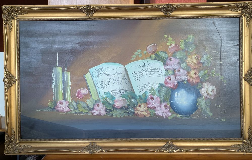 Quadro pintado a óleo