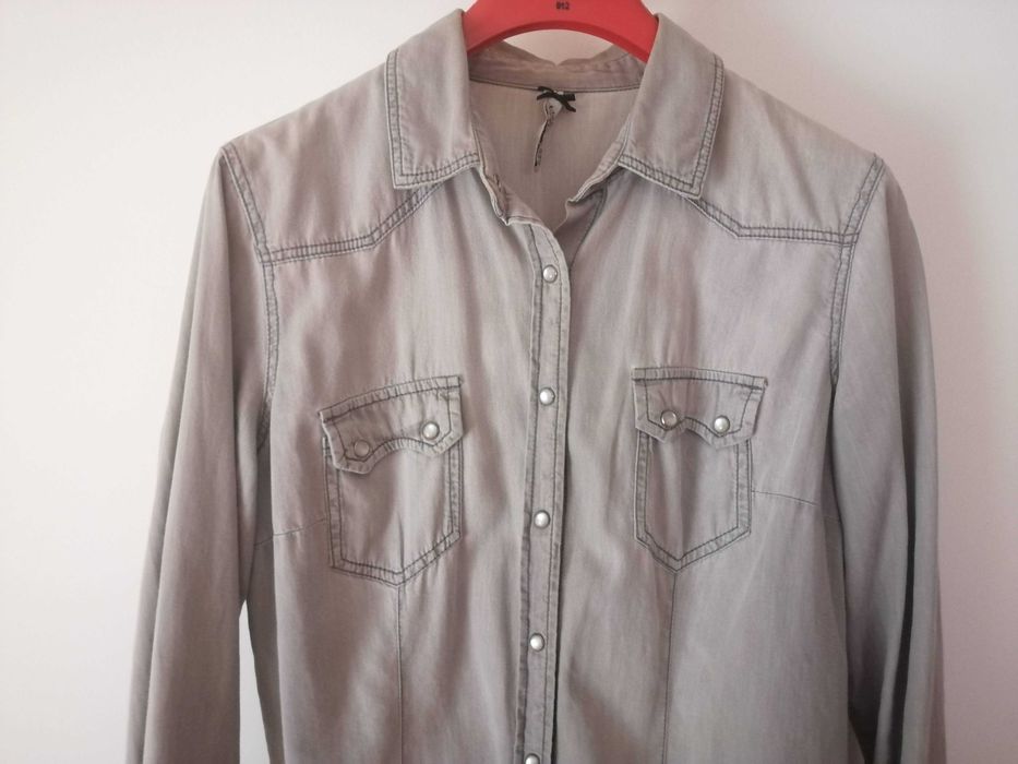 Camisa cinzenta - Stradivarius