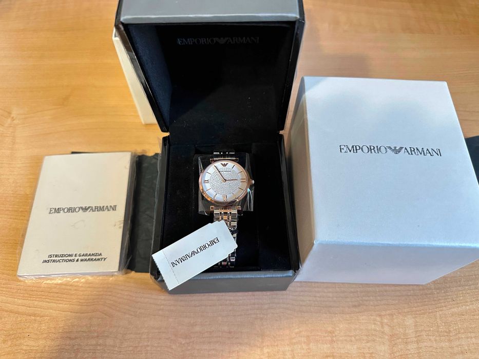 Zegarek Emporio Armani AR1926 Gianni T-Bar – NOWY, Fabrycznie Zafoliowany!