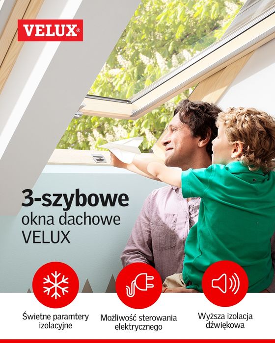 Okno dachowe z montażem