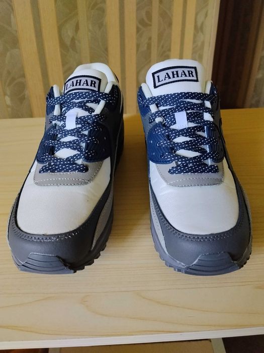 Кросівки Nike Air Max 90 Lahar чорні з синім (42), 27.5 см.