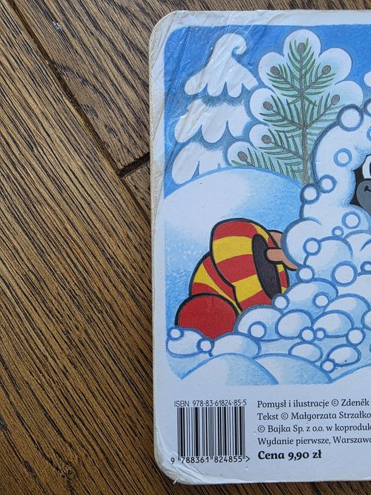 Krecik i sanki książka dla dzieci