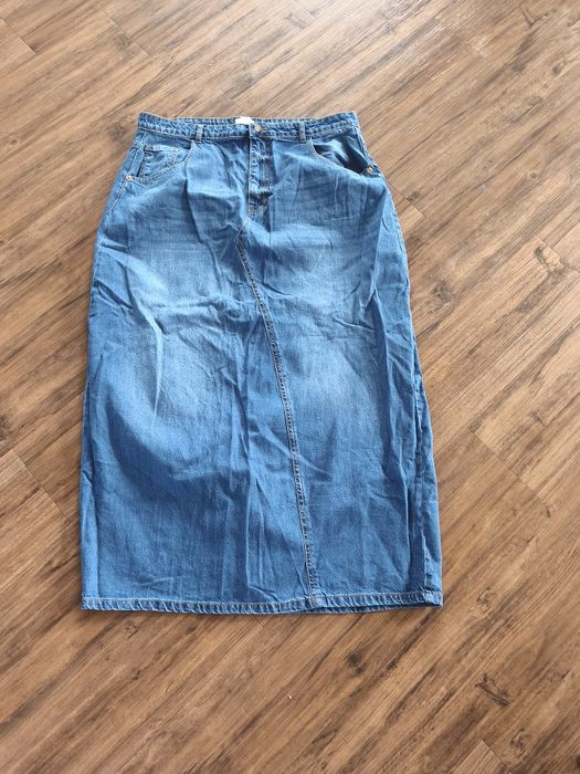 Spódnica jeansowa maxi r 46