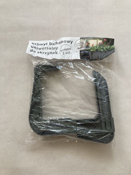Uchwyt balkonowy uniwersalny do skrzynek 2szt