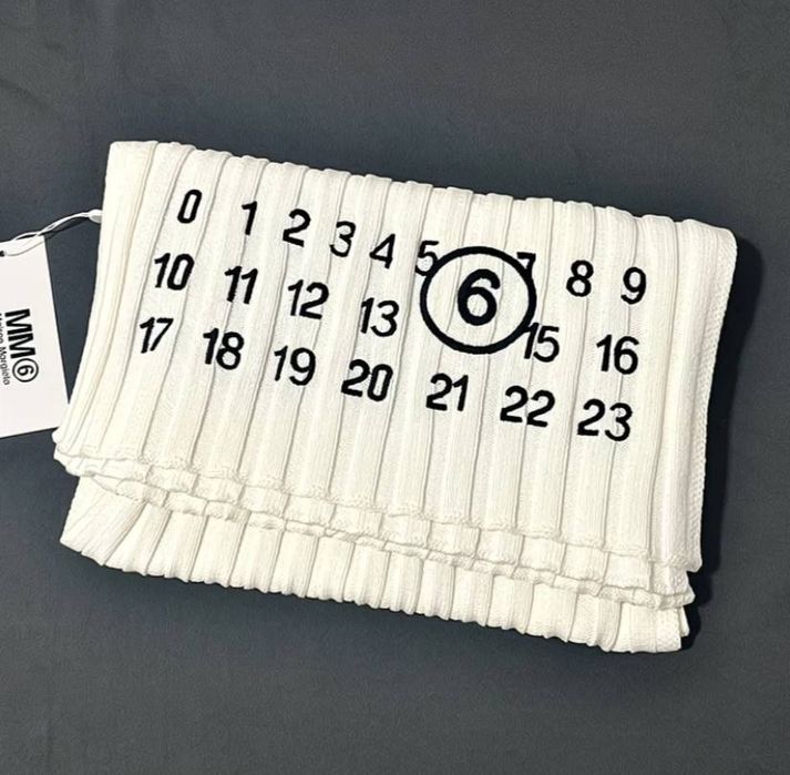 Новий шарф maison margiela rap drill opium sk8