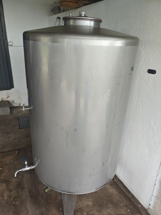 Cuba de inox 1000l