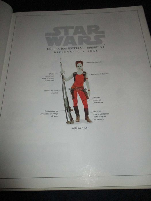 Livro Star Wars Guerra das Estrelas Episódio I Dicionário visual