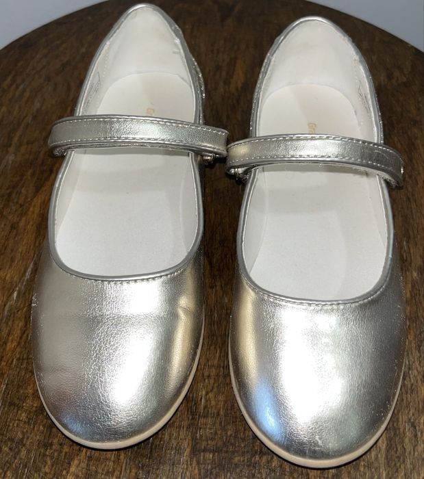 Balerinki dziewczęce złote