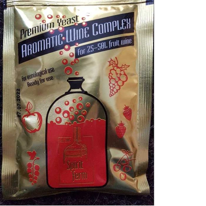 Дріжджі (для білих та червоних вин)SpiritFerm Aromatic Wine Complex