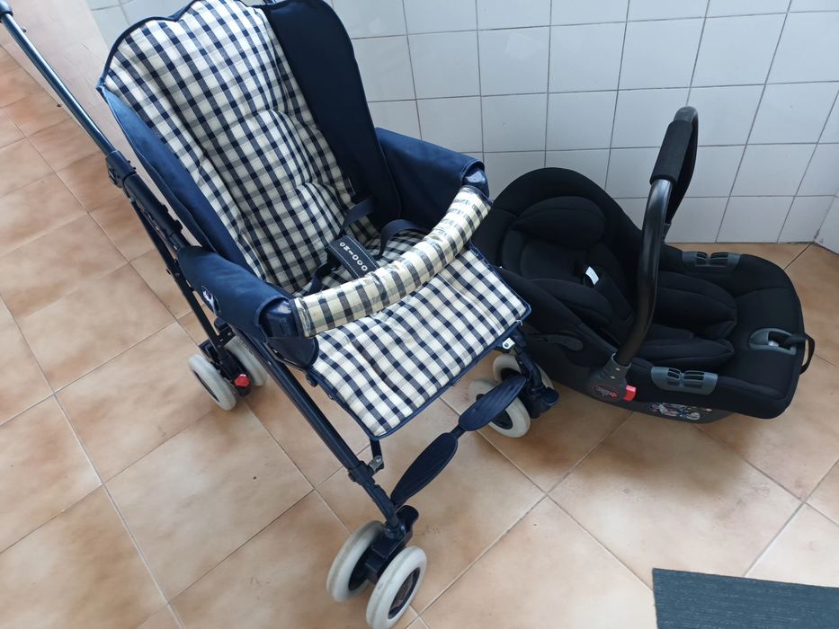 Carrinho passeio Chicco + cadeira auto