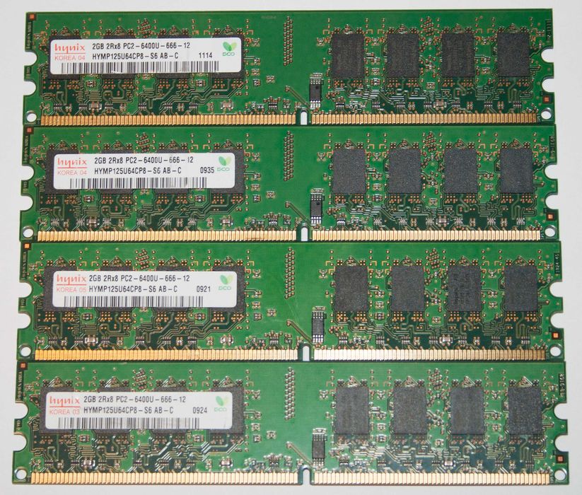 DDR2-2GB х2 800MHz, 667MHz Оригинал