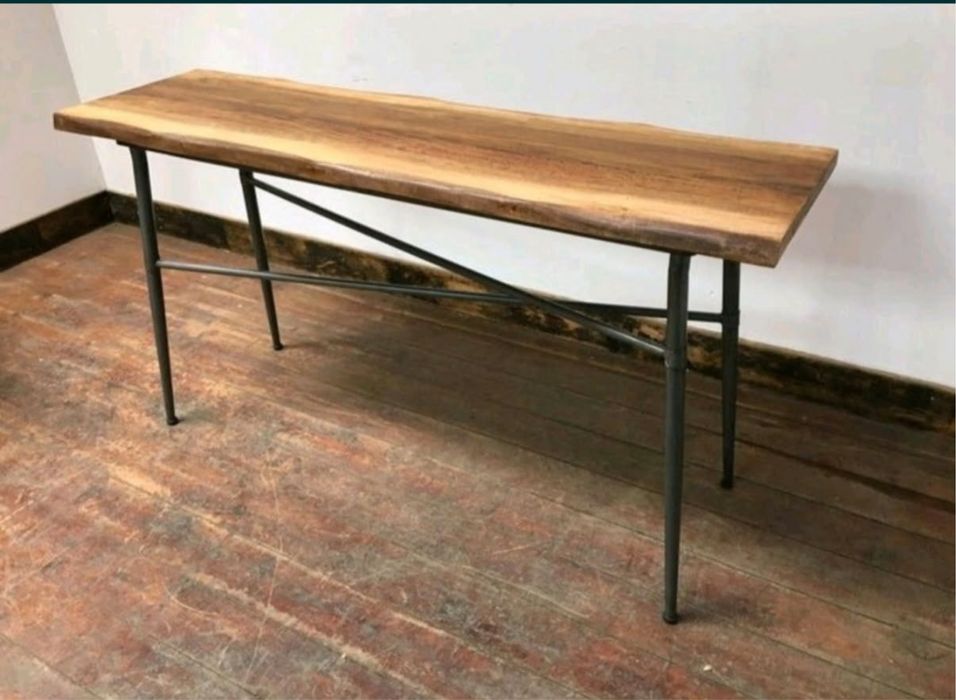 Konsola z litego drewna mango