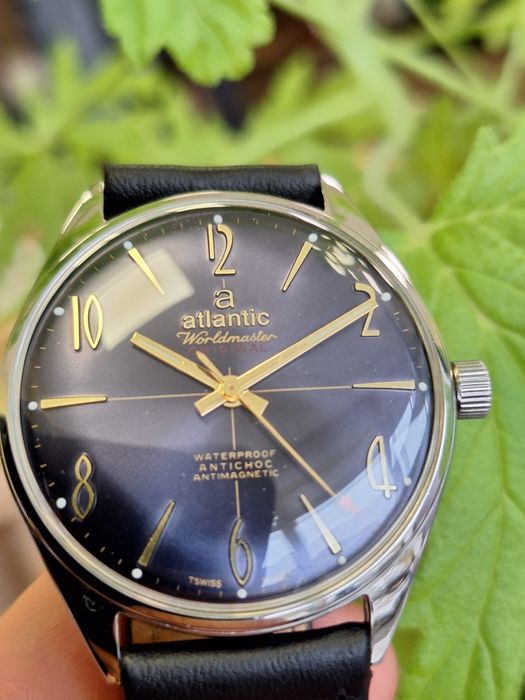 Atlantic worldmaster granatowy niebieski blue