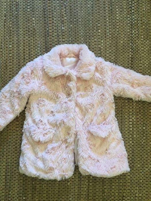 Casaco rosa pelo  2-3 anos