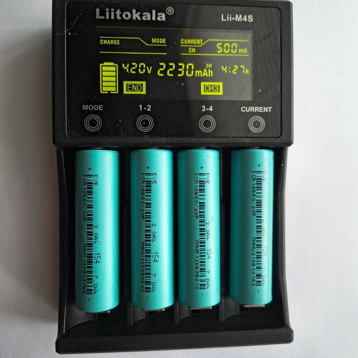 Высокотоковые аккумуляторы 18650 EVE 20P 2000mAh 25A Новые акумулятор