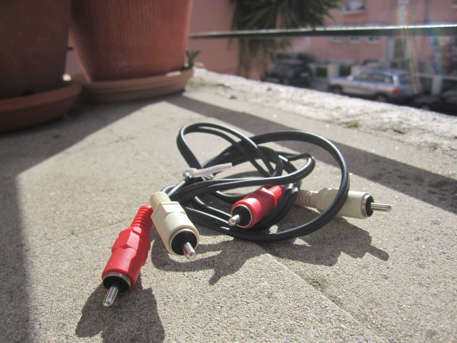 Cabo Áudio RCA Duplo 92 cm Blu-Ray, Home Theater, Subwoofer, ...