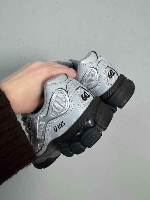 ‼️ НОВІ Кросівки Asics Gel-NYC Silver Black