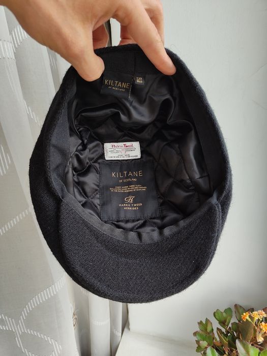 Шерстяна кепка жиганка Harris Tweed Kiltane Scotland 59 кашкет картуз