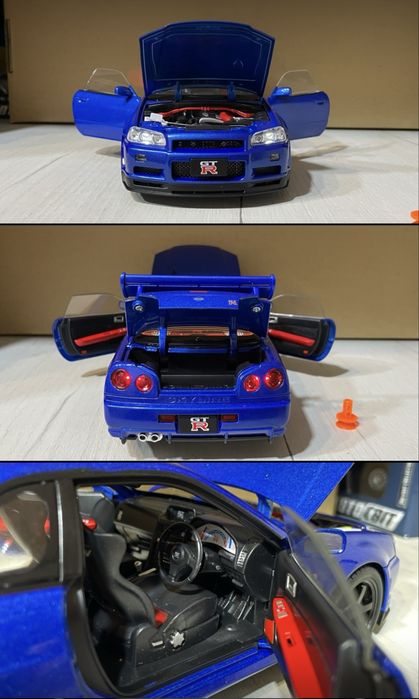 Машинка 1:32 1:24 1:18 NISSAN GT-R металева модель колекція іграшка