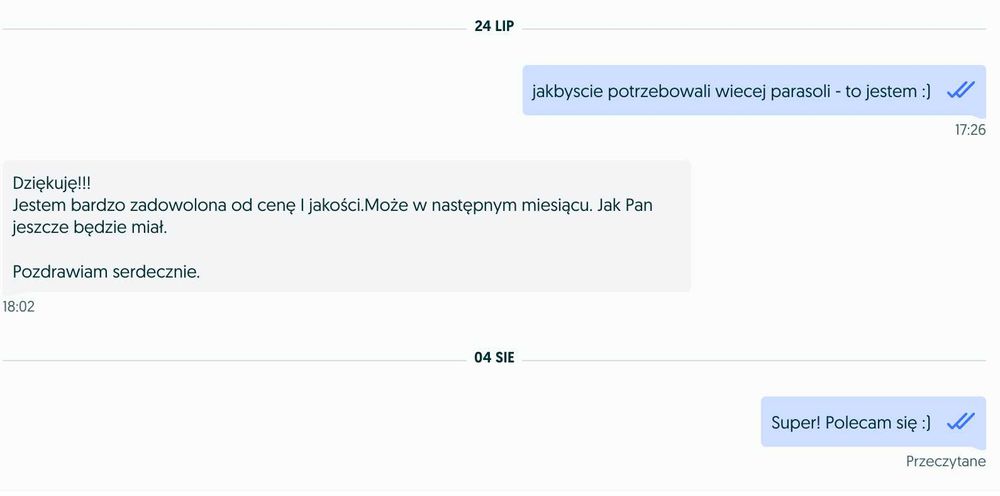 Parasol XXL 190 cm plażowy ogrodowy na balkon taras plażę IKEA WYSYŁKA