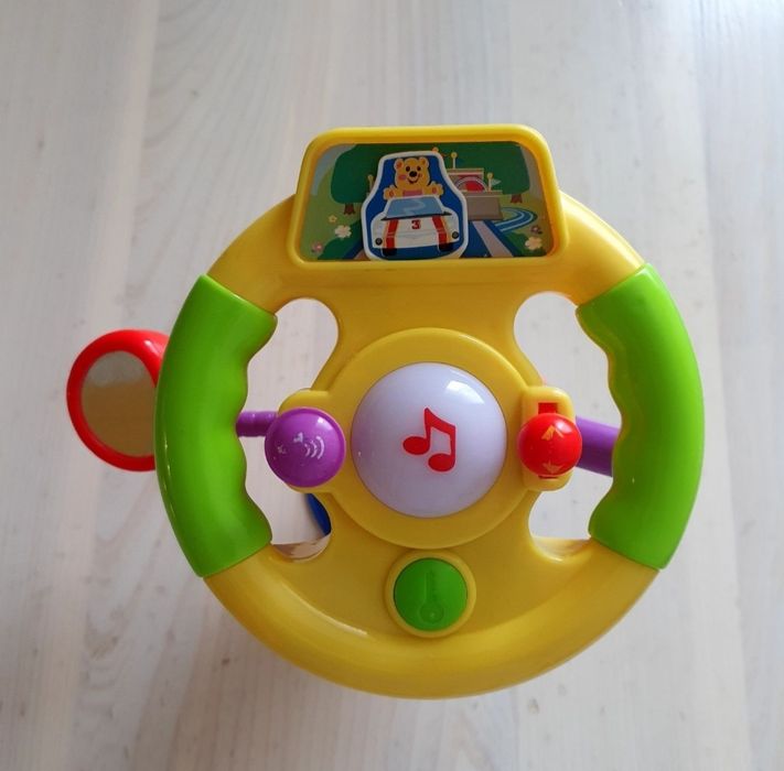 Интерактивный руль на присоске kiddieland