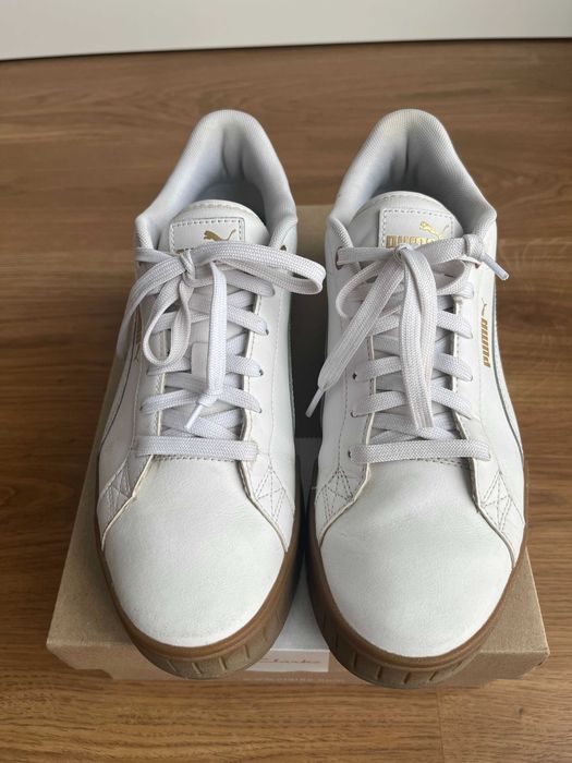Buty Puma r. 39 białe na gumowej platformie