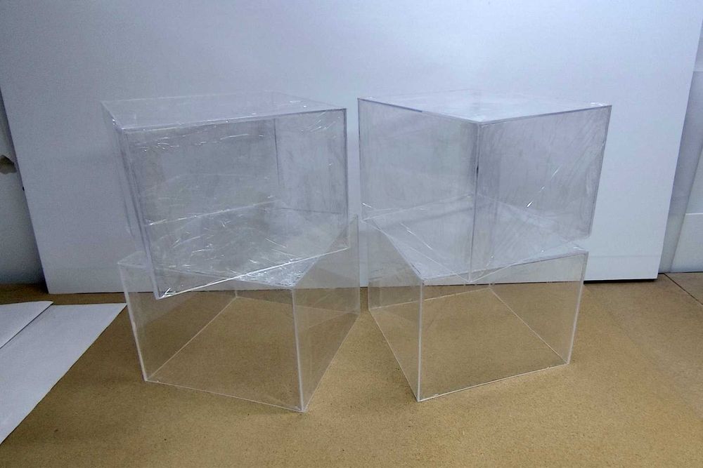 caixas acrílico transparente 4mm
