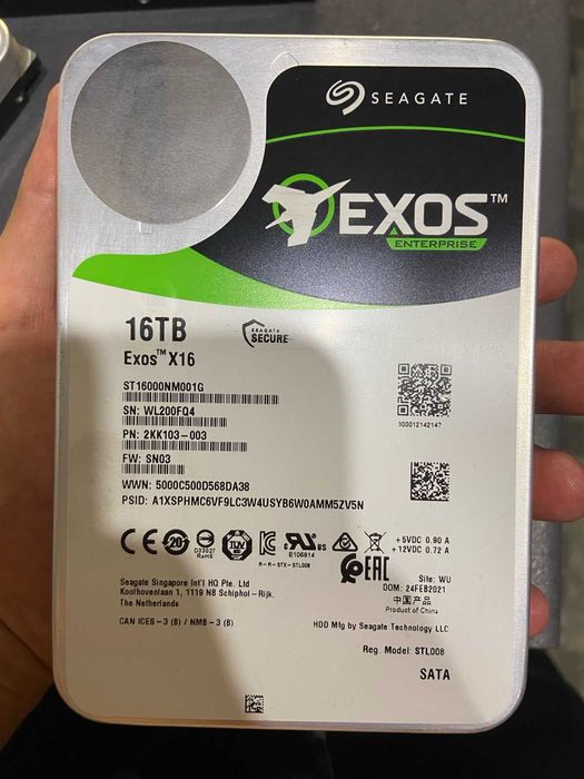 seagate exos 16tb - купить комплектующие для ПК - Цена на OLX.ua