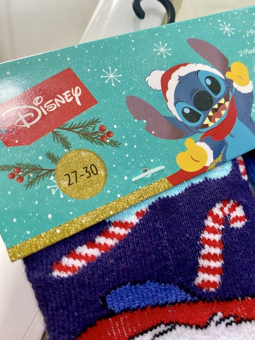 Pack 2 pares de meias antiderrapantes Stitch n.27-30