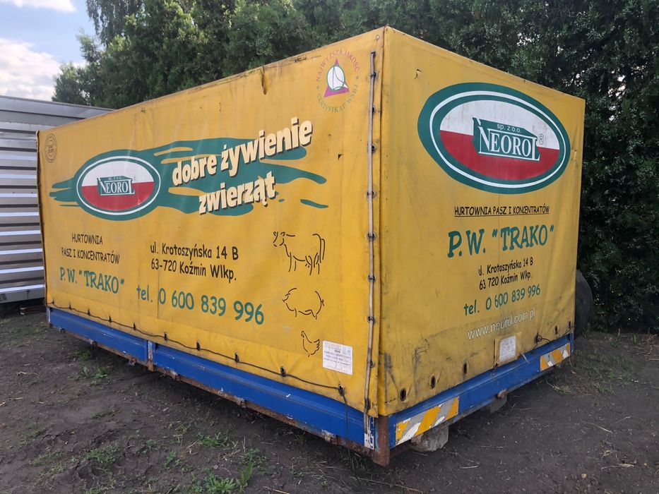 Kontener ZABUDOWĘ Burto-Plandeka