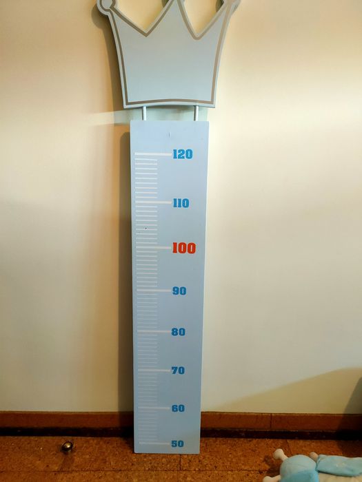 Decoração Régua de medição bebe