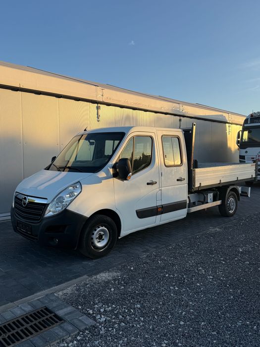 Opel Movano wywrotka, doka brygadówka, 7 osobowy. klima master, sprinter