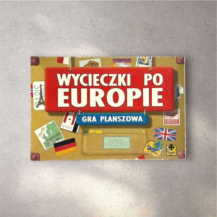 Gra planszowa „Wycieczki po Europie”