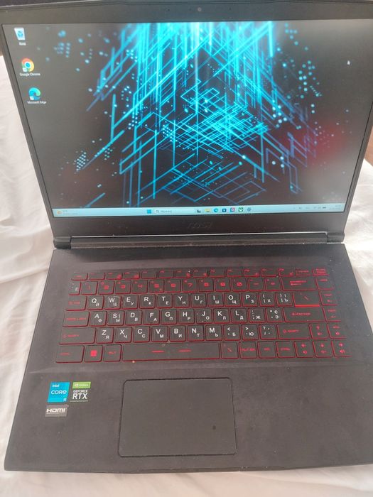Laptop do gier msi rtx 3050, i5-11400H , ram 16, SSD 512 GB, 144Hz, windows 11 pro
