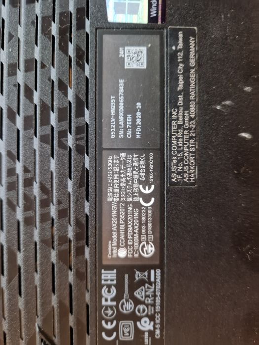 Asus rog strix g512lv  запчастини