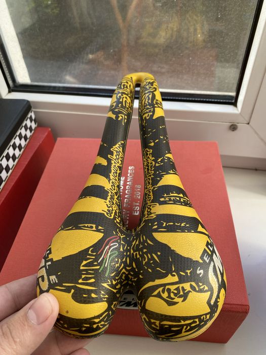 спортивне Сідло Selle SMP X-Ray жовте на гірський мтб велосипед