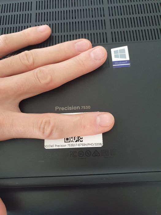 Dla gracza! Laptop DELL Precision i7-8750H, 32GB RAM, grafika 4GB RAM