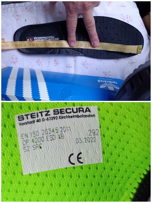 Оригинальная рабочая обувь ботинки Steitz Secura CP 4200 ESD р.45