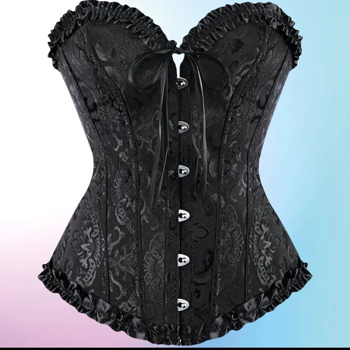 Gorset haftki fiszbiny nowy XS