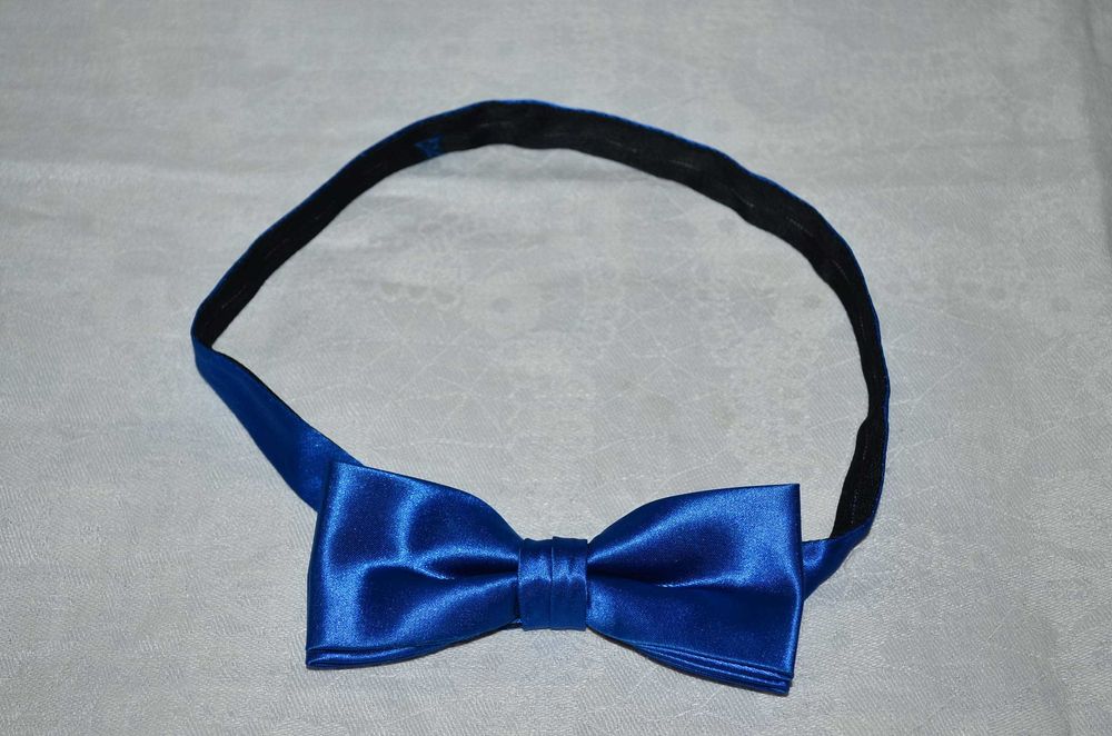 Нова краватка "Метелик", синій колір галстук бабочка
