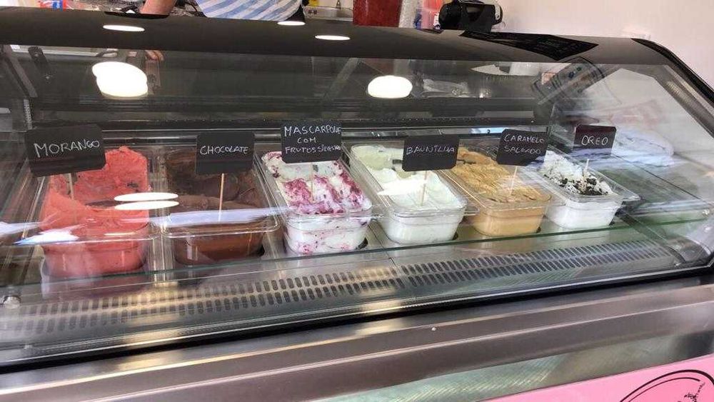 Vitrine de gelados ventilada