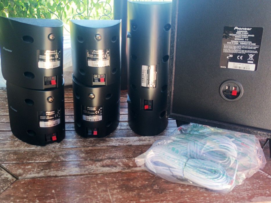 Colunas Pioneer surround 5.1 - 100 watts
