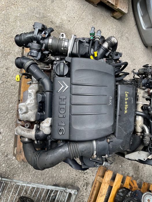 Motor 1.6 HDI Peugeot 207 / 208 Citroen Berlingo 1.6 Hdi 9HX COMPLETO