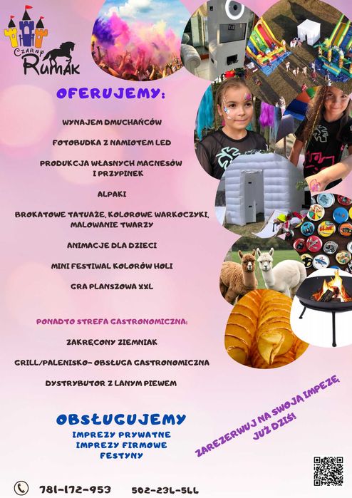 Dmuchaniec Dmuchana zjeżdżalnia wynajem