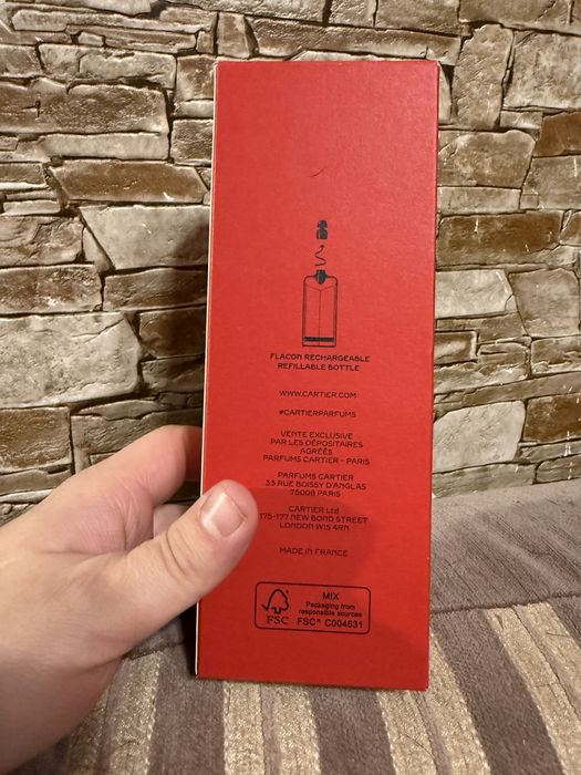 Продам духи Cartier Declaration edt 100 ml