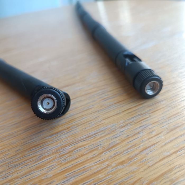 Antena dookólna Wi-Fi, do routera, 45cm, silna